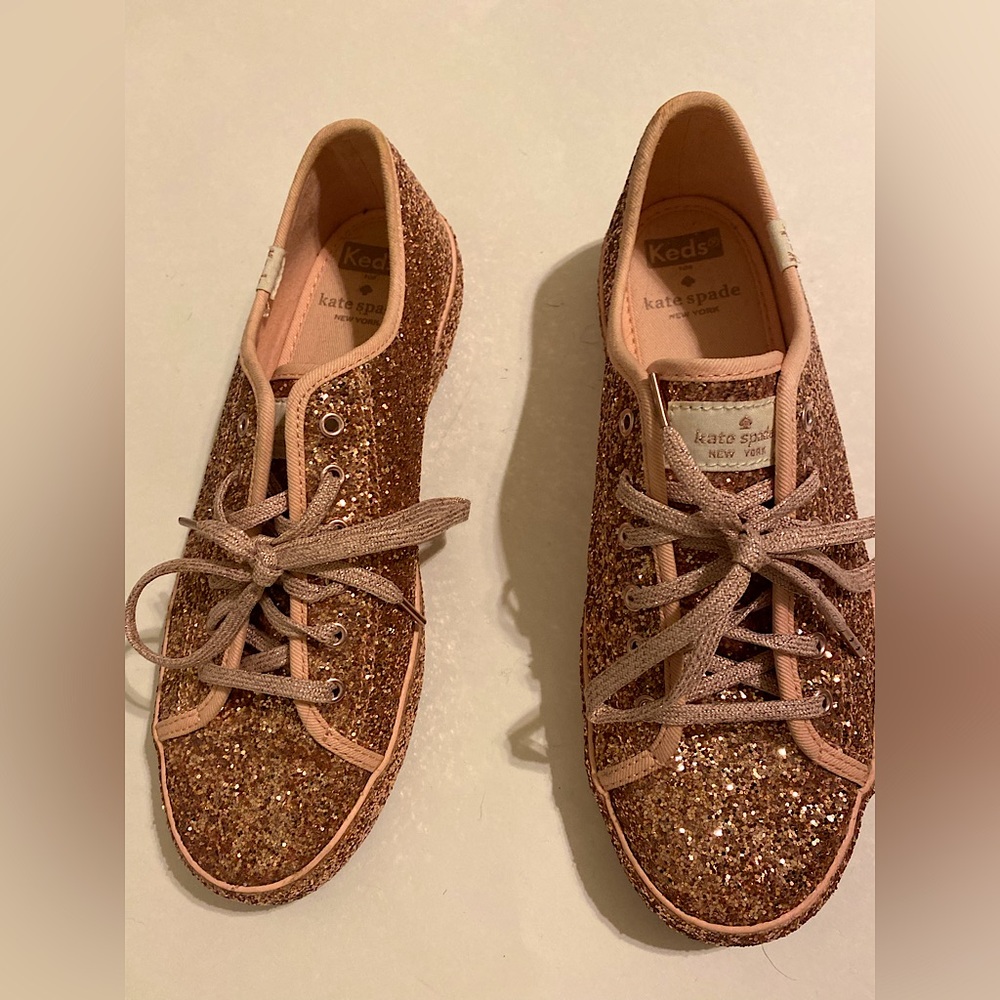 Kate Spade Keds pink sparkle
